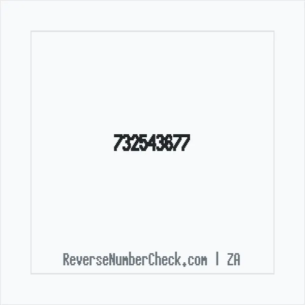 Phone number +27 (73) 254-3677 image