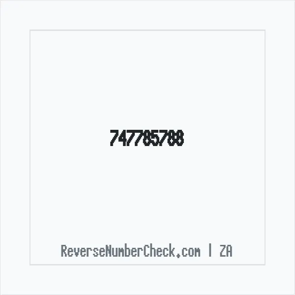 Phone number +27 (74) 778-5788 image